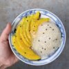 Sticky rice med mango