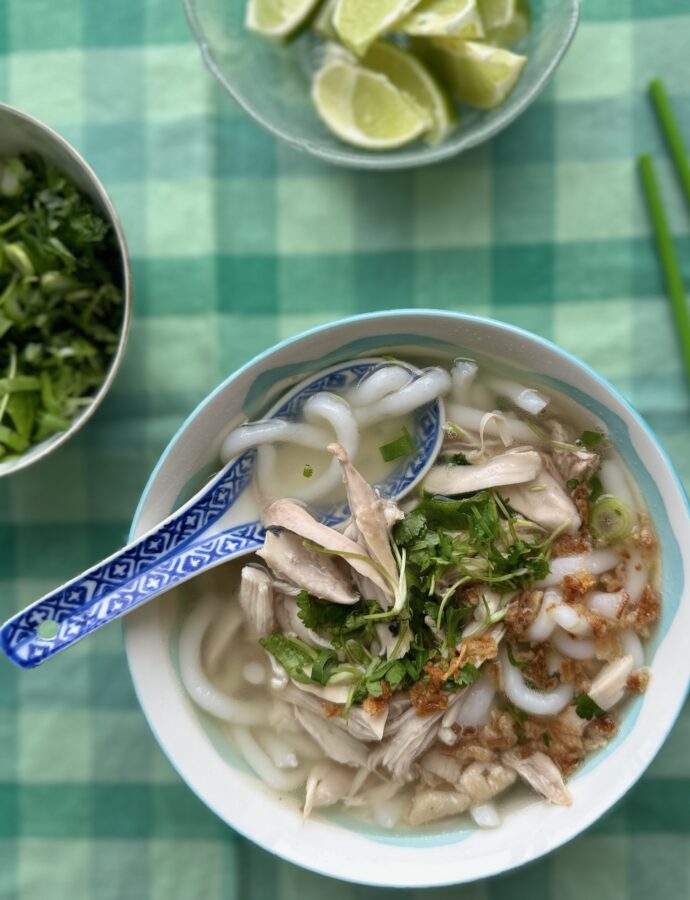 Nem Nudelsuppe – Udon med Kylling (Bánh Canh)