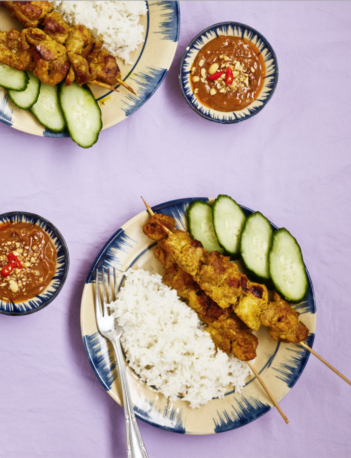 Kyllinge Satay med Peanutsauce